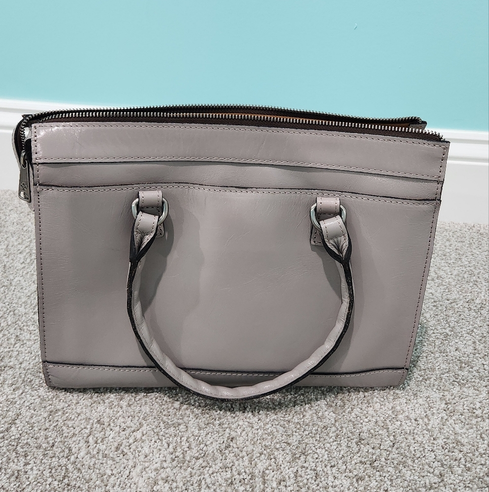 Patricia Nash Josselin Vintage Parisian Tooled Leather Satchel - Picture 6 of 7